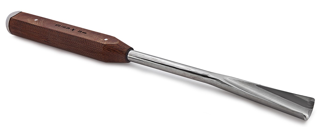 Долото жолобчасте посилене