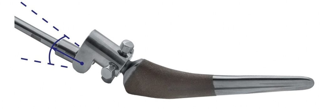 Робоча частина молотка інерційного для ендопротезування (з 4-ма насадками)