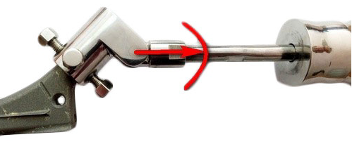 Застосування молотка інерційного для ендопротезування (з 4-ма насадками)