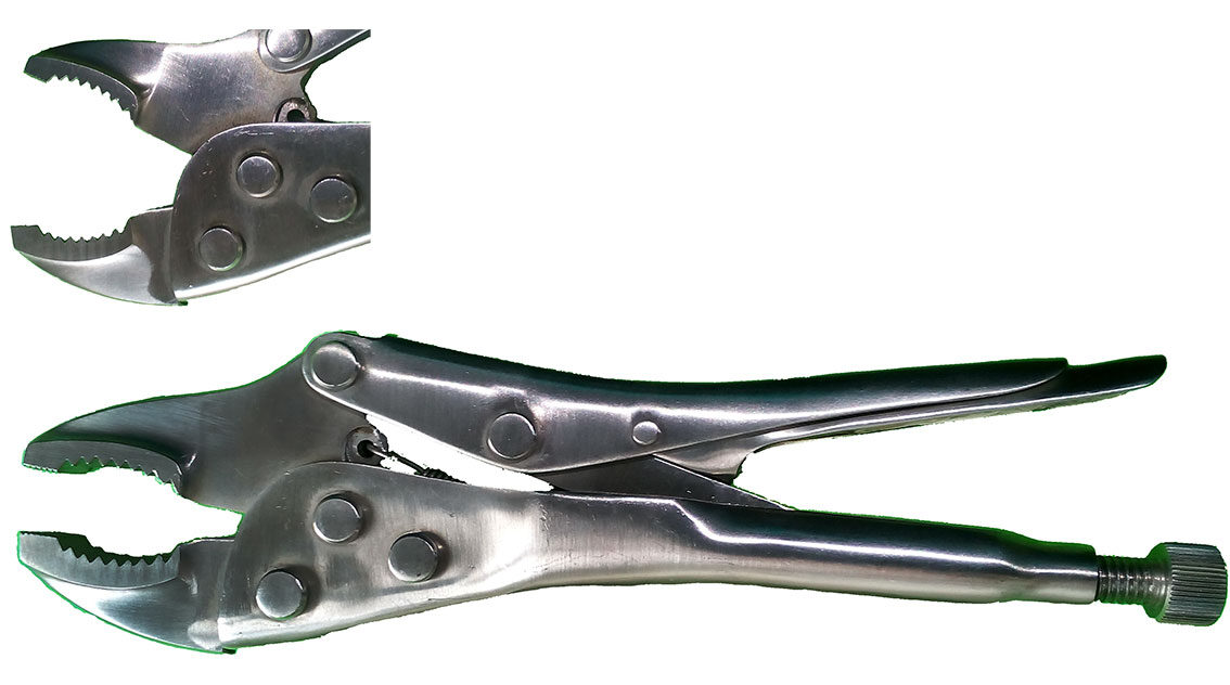 Плоскогубці з фіксатором використання