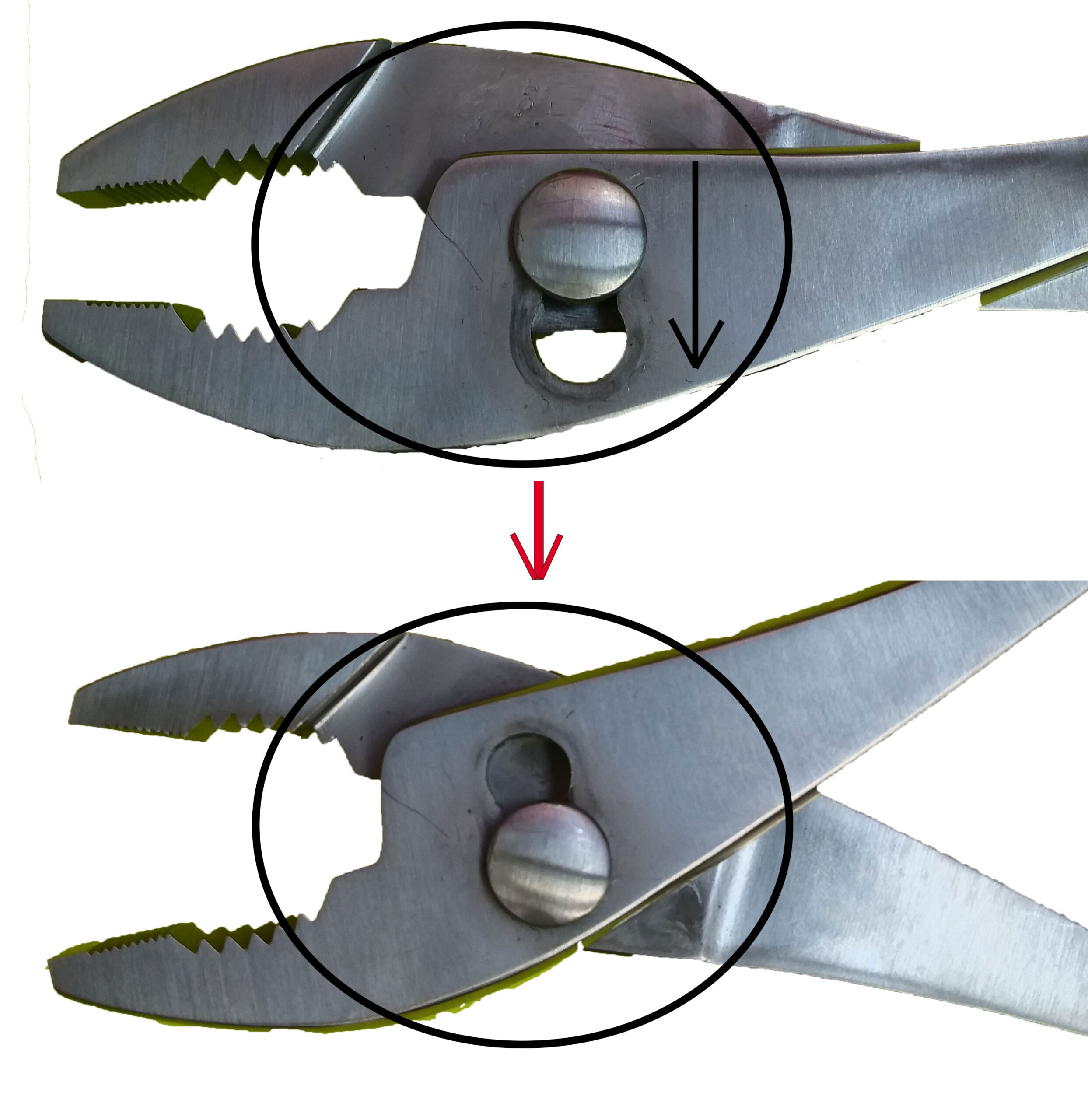 Плоскогубці фіксатор