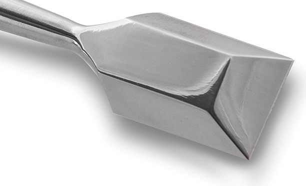 Распатор кістковий прямий робоча частина