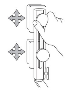 Застосування позиціонера пацієнта на столі (комплект упорів)